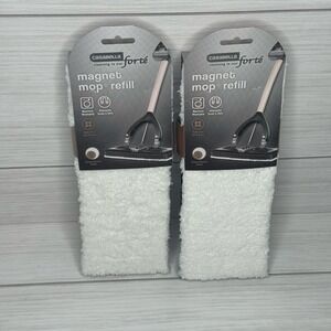 Casabella Forte Magnet Mop‎ Refill Machine Washable Dust & Dirt NEW